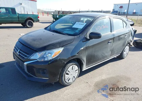 2022 Mitsubishi Mirage G4 Black Edition/Es/Le z USA, uszkodzony, nr VIN ML32FUFJXNHF06951